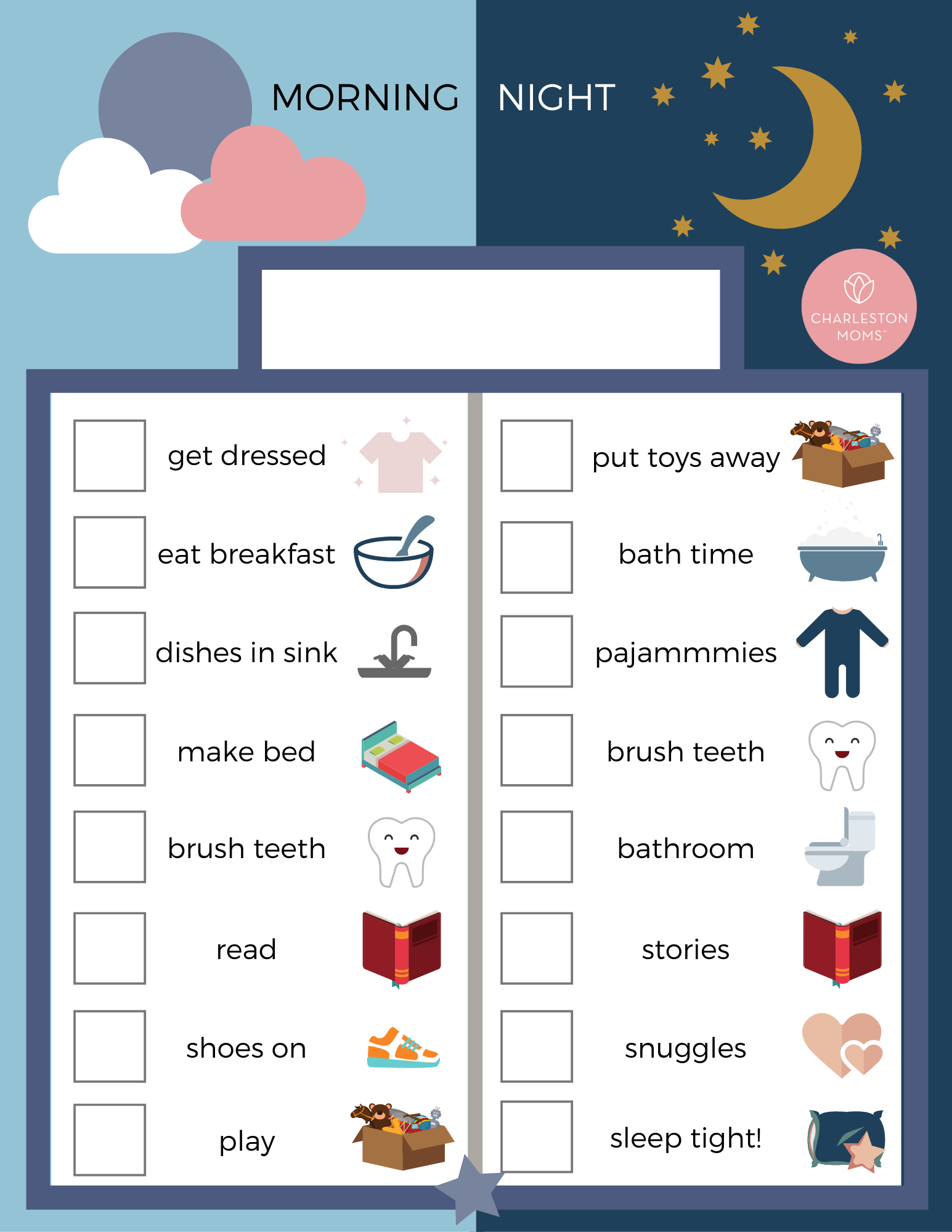 Free Printable Morning And Evening Routine Charts
